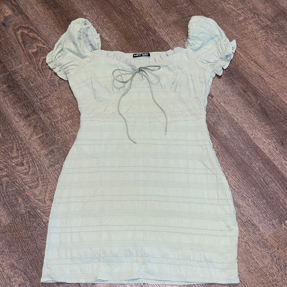 Mini Green Dress